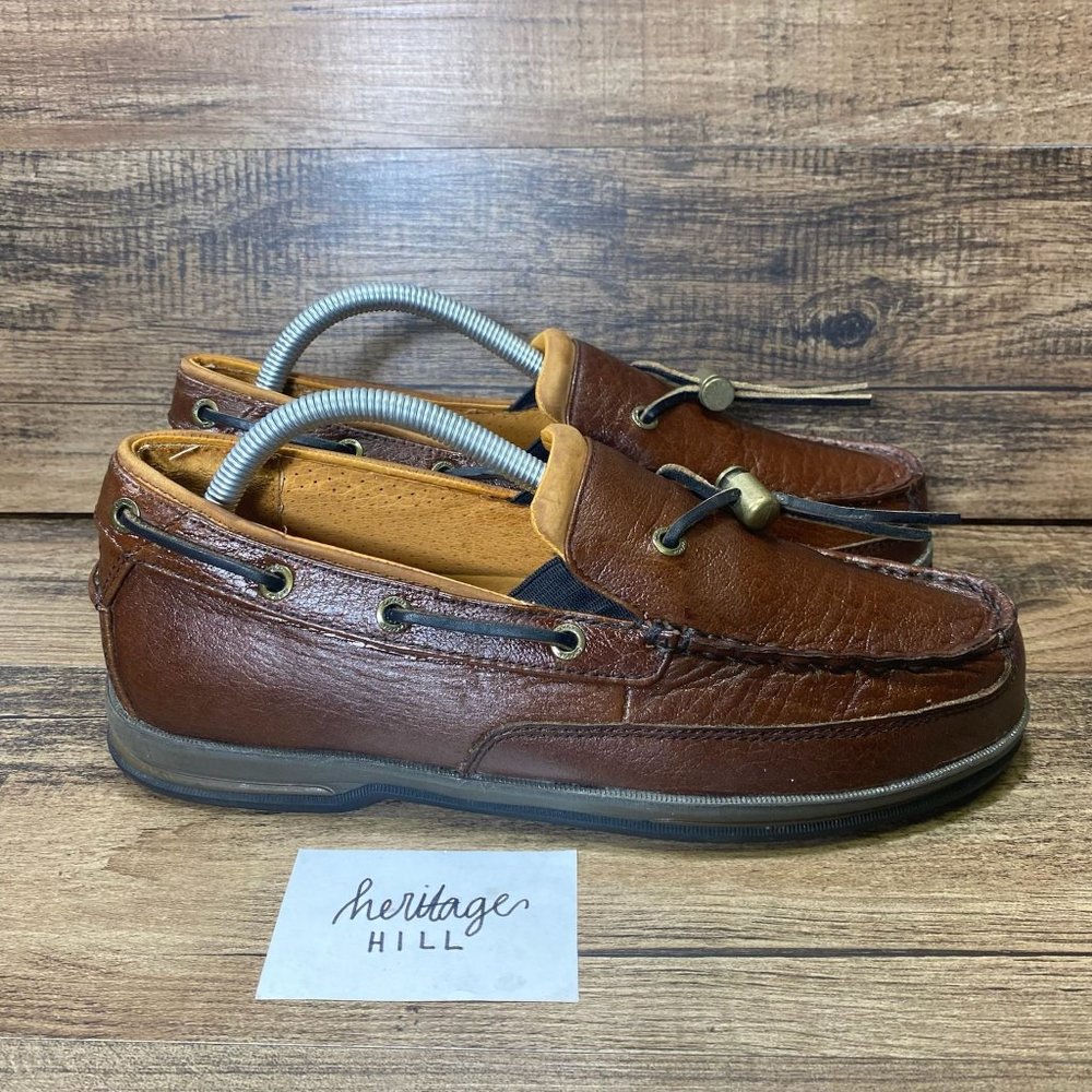 Cabelas Leather Loafer Shoes-Mens size 8.5 EE